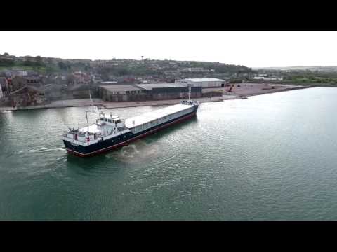 Ship docking in Youghal || Drone footage || DJI Phantom 4