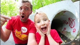 FATHER SON ADVENTURE TIME! / Creepy Sewer!