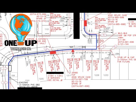 How to determine fiber optic splice locations from the network design
