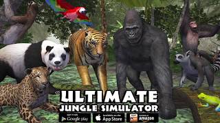 Download Lagu leopard VS Tiger, Lion, Hippo, Gorilla, Ultimate Jungle Simulator Thumbnail