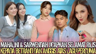 Download lagu ON TRENDING‼️MAHALINI & SARWENDAH UCAPKAN SELAMAT RILIS KEPADA BETRAND & ANGGIS ATAS LAGU PERCUMA mp3