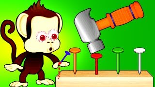 Baby learn with Monkey Preschool New Colors Numbers Shapes & Letters | Fun Educational Games