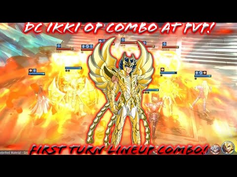 Saint Seiya: Awakening (KOTZ) - Divine Cloth Ikki OP First Turn PvP Combo! Fast Kill Opponent!