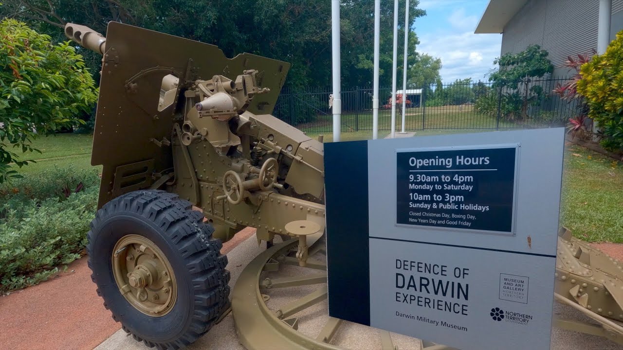 Embark on an immersive walking tour at Darwin Military Museum.