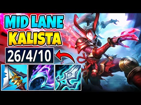 FULL BURST KALISTA MID LANE IS BROKEN (71000 DAMAGE) - League of Legends