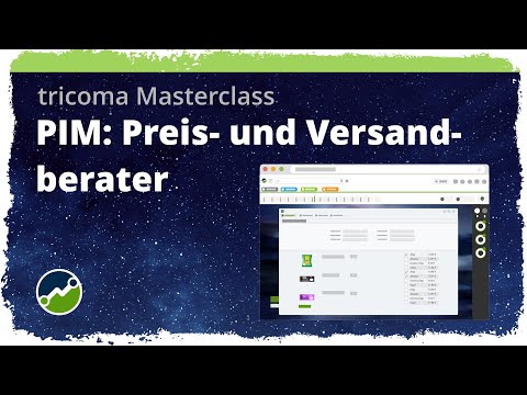 tricoma Masterclass - PIM: Preis- und Versandberater - #produktpreis #preiskalkulation #onlinehandel