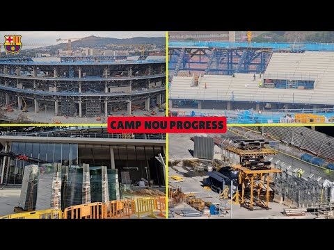Spotify Camp Nou Construction Update | Latest Progress Across the Stadium