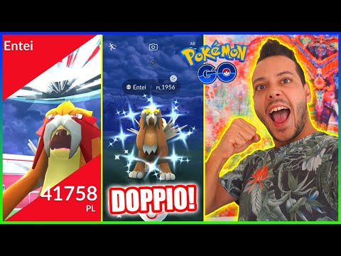 SHINY ENTEI DA RAID?! *doppia fortuna* - Pokémon GO ITA