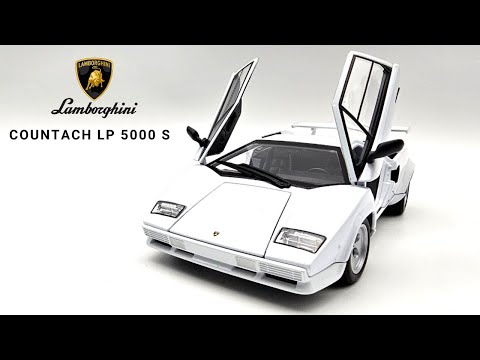Unboxing | Welly 1:24 Lamborghini Countach 5000 S White Diecast Metal Model #lamborghini #welly
