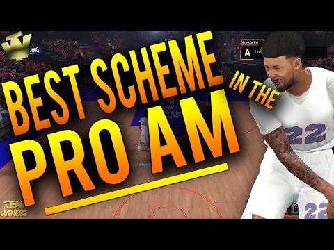 NBA 2K16 Tips: Best PRO-AM Setup! How To Win EVERY GAME in the Paint in Pro-Am!