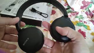 Unboxing Wireless Stereo Headset / Headphone Sony WH-CH510 (Electronic City) Music Play 35 Hours