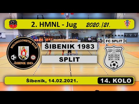 2. HMNL Jug, 14. KOLO: ŠIBENIK 1983 - SPLIT  4:3, 14.02.2021.