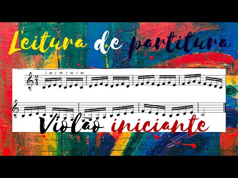 6° Aula - Leitura de partitura violão iniciante