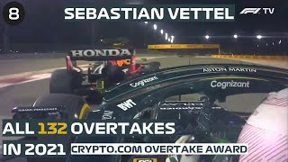 [閒聊] Vettel 2021的132次超車