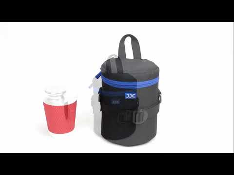 JJC DLP II Series Deluxe Water-Resistant Lens Pouch for typical SLR lens
