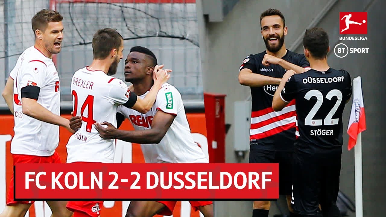 FC Koln 2-2 Fortuna Dusseldorf | Bundesliga highlights