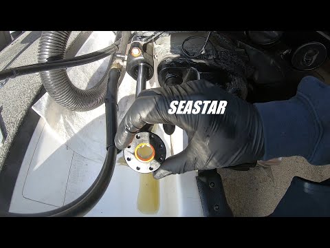 SeaStar Hydraulic Steering Seal Cap Replacement
