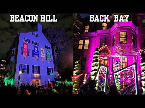 [4K] Best Halloween house decorations of Back Bay and Beacon Hill Boston 🎃
