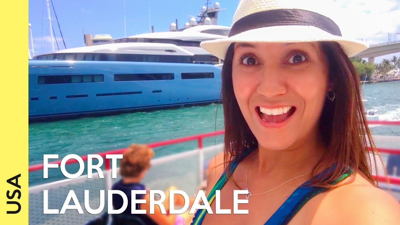 Fort Lauderdale, Florida | Beach and Boat tour (travel vlog)