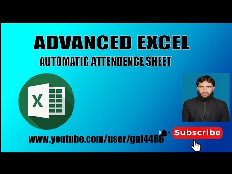 Automatic Attendance Sheet in Excel | Automatic DMCs In Excel |Advanced Excel