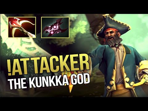 !Attacker Best Kunkka Carry and Supports 8k MMR - Dota 2