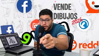 ¿Dónde vender tus Dibujos? | Las 3 mejores plataformas 2026