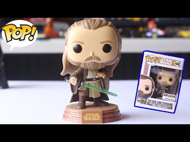 Vídeo relacionado con Funko Pop Star Wars Gamestop Exclusive Figura Quin-Gon Jinn (Force Ghost) Glows In The Dark