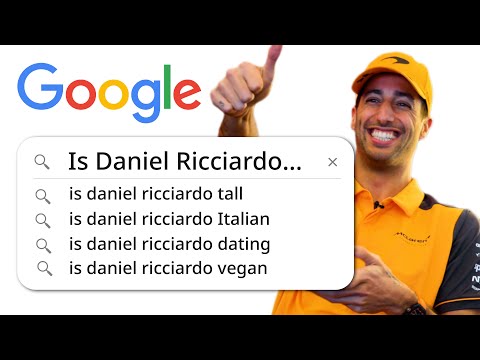 Daniel Ricciardo answers Google's most searched questions