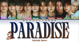 Download lagu TREASURE 트레저 ' PARADISE ' Lyrics (ColorCoded/ENG/HAN/ROM/가사) mp3