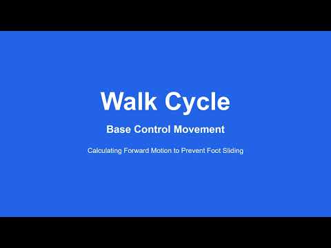Walk Cycle Slide – Lecture/Demo