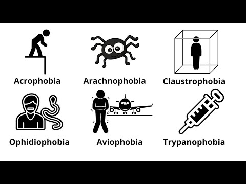 20 Most Common Phobias Explained in 6 minutes