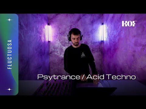 Psytrance / Acid Techno Mix with Fluctuosa | Live in Utero #58