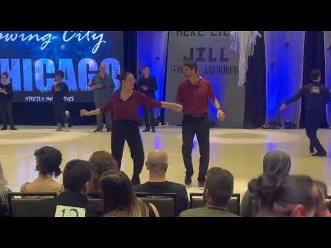 Swing City Chicago 2022 - Dancing with a Stranger - Austin Wenger/Kelsey Osler Novice SS