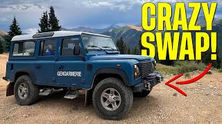 This Defender Has The Last Engine You'd Expect In A Land Rover!