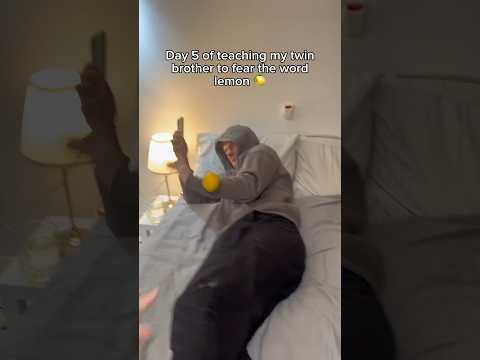 Throwing Lemons At My Twin Brother 🍋 (Prank) Day 5