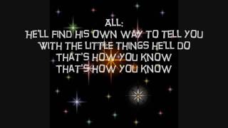 That&#39;s How You know Lyrics Amy Adams