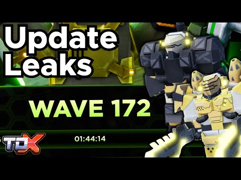 TDX Leaks #33 (More Endless Mode Waves, Golden Bosses, Nuke Model) - Tower Defense X Roblox