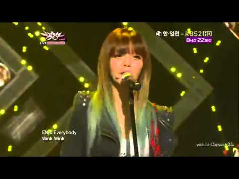 120810 - AOA - Elvis (Debut stage) - Music Bank