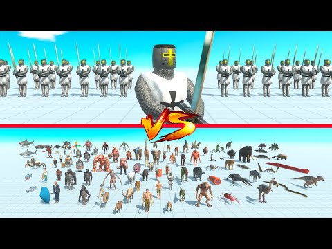 200 Teutonic Knights vs All Units - Animal Revolt Battle Simulator