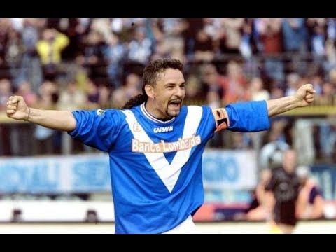 Roberto Baggio top 5 goals for Brescia Calcio (2000-2004) • Il Divin Codino