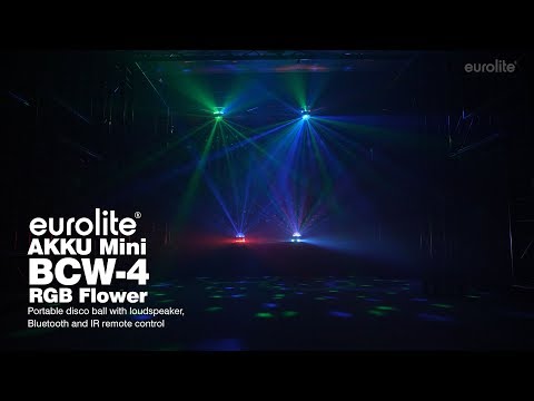 Eurolite AKKU Mini BCW-4 RGB Flower