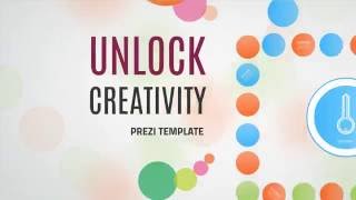 Unlock creativity prezi template