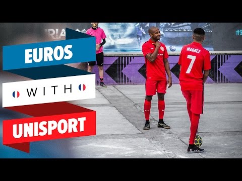Mahrez and Figo talk street football at the Nike FootballX world final - Euros with Unisport #15
