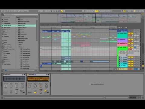 Auto Pan as "LFO" - Quick Tip Ableton Live 9