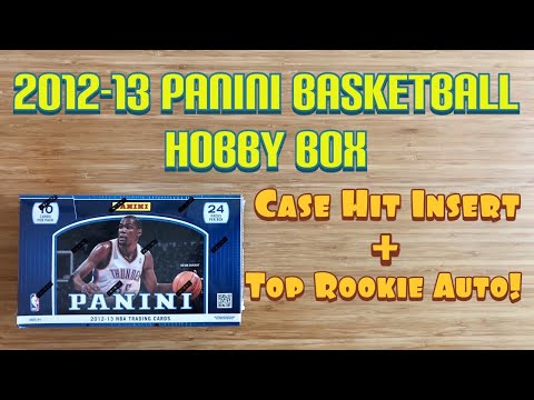 2012-13 Panini Basketball Hobby Box - ANTHONY DAVIS ROOKIE, CASE HIT INSERT, & TOP ROOKIE AUTO!!