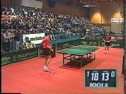 Tischtennis Bundesliga: Vladimir Samsonov vs Ding Yi Feb 1999
