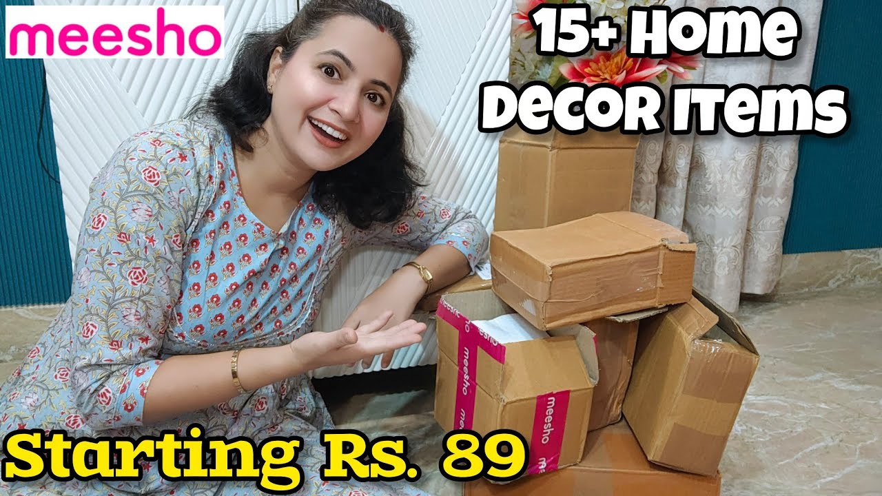 *20+ Items* Meesho Home Decor Items | Home Decor, Home Essential Items | Neema's Talk 