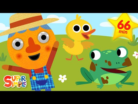 Leapfrog + More | Celebrate Spring | Ducks, Frogs, And More Animals | Super Simple Songs
