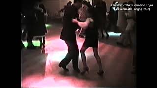 OSVALDO ZOTTO (R.I.P.) & GERALDINE ROJAS (11 years old), 1992. Tango argentino by the best.