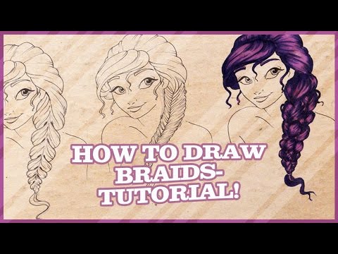 How To Draw Braids - Tutorial!